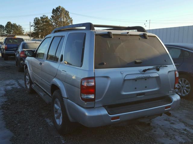 JN8DR09Y44W902058 - 2004 NISSAN PATHFINDER SILVER photo 3