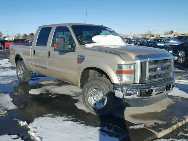 1FTSW21R09EA68332 - 2009 FORD F250 SUPER GOLD photo 1