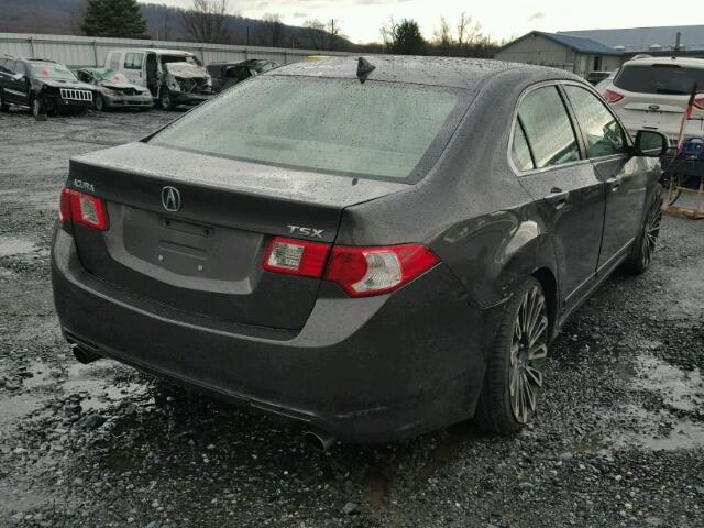 JH4CU26649C002031 - 2009 ACURA TSX GRAY photo 4