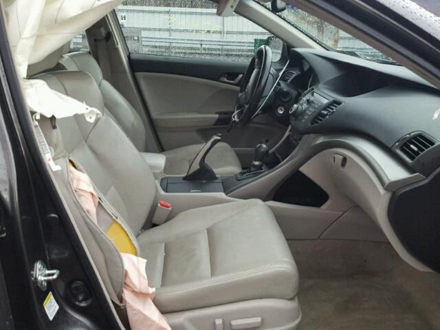 JH4CU26649C002031 - 2009 ACURA TSX GRAY photo 5