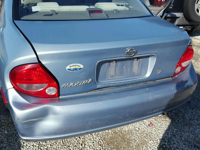 JN1CA31D11T629024 - 2001 NISSAN MAXIMA GXE BLUE photo 9