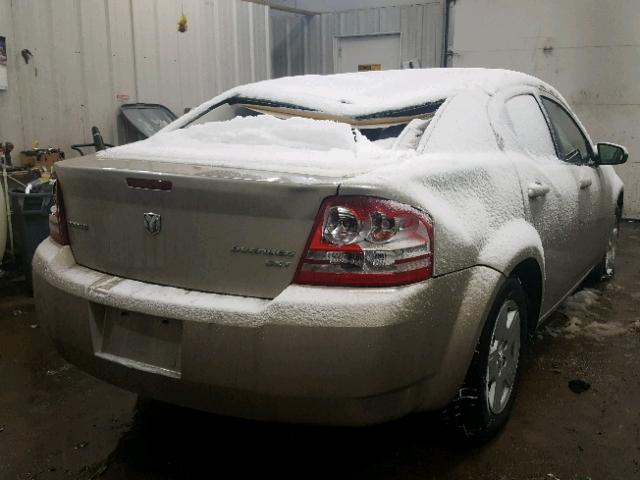 1B3LC46B69N570039 - 2009 DODGE AVENGER SE GOLD photo 4