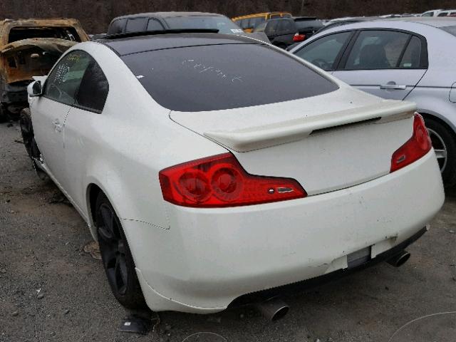 JNKCV54E27M907383 - 2007 INFINITI G35 WHITE photo 3