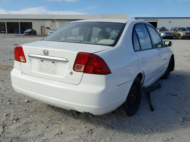 2HGES26702H613588 - 2002 HONDA CIVIC EX თეთრი ფოტო 4