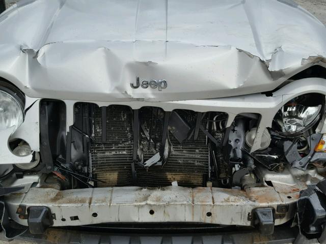 1J4GL48K87W537221 - 2007 JEEP LIBERTY SP SILVER photo 7