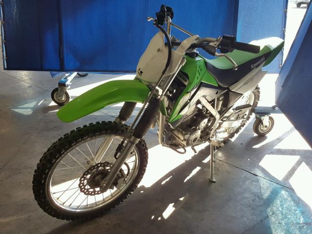 JKBLXPB15HDA21821 - 2017 KAWASAKI KLX140 B GREEN photo 2