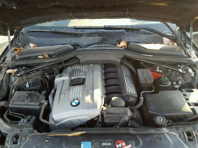 WBANE73546B996307 - 2006 BMW 530 I BLACK photo 7