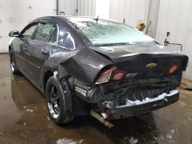 1G1ZB5EB6AF234918 - 2010 CHEVROLET MALIBU LS GRAY photo 3