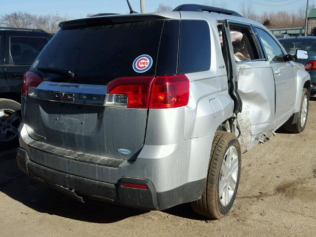 2GKALSEK8C6169734 - 2012 GMC TERRAIN SL SILVER photo 4