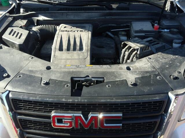 2GKALSEK8C6169734 - 2012 GMC TERRAIN SL SILVER photo 7