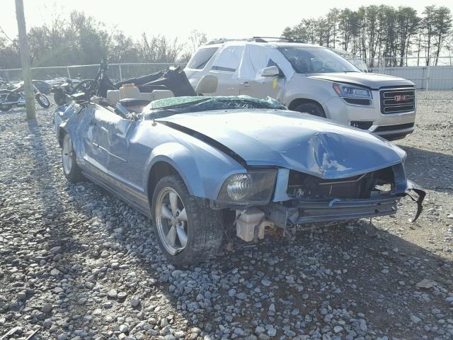1ZVFT84N975260932 - 2007 FORD MUSTANG BLUE photo 1