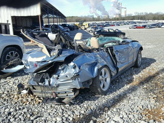 1ZVFT84N975260932 - 2007 FORD MUSTANG BLUE photo 4