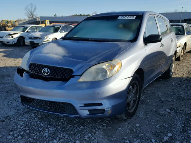 2T1KR32E73C017431 - 2003 TOYOTA MATRIX BLUE photo 2