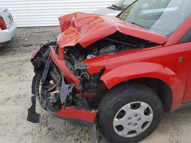 5GZCZ33D17S864345 - 2007 SATURN VUE RED photo 10