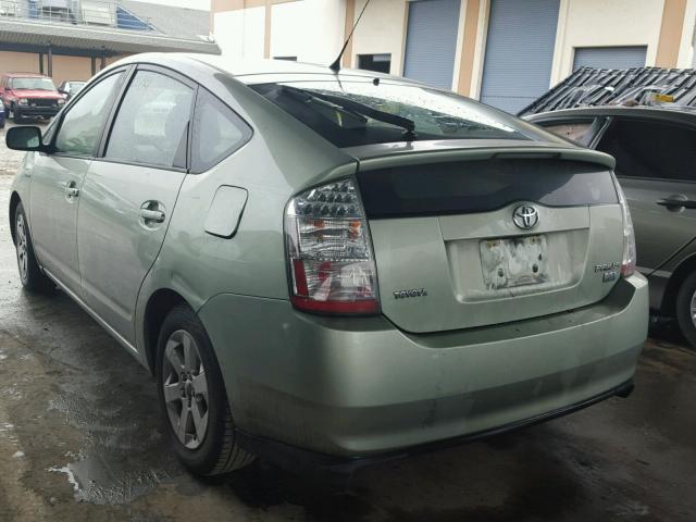 JTDKB20UX73275403 - 2007 TOYOTA PRIUS GREEN photo 3