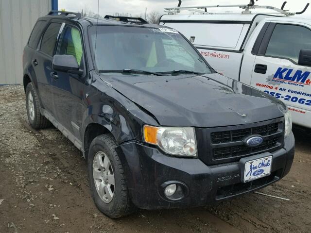 1FMCU94178KA12943 - 2008 FORD ESCAPE LIM BLACK photo 1