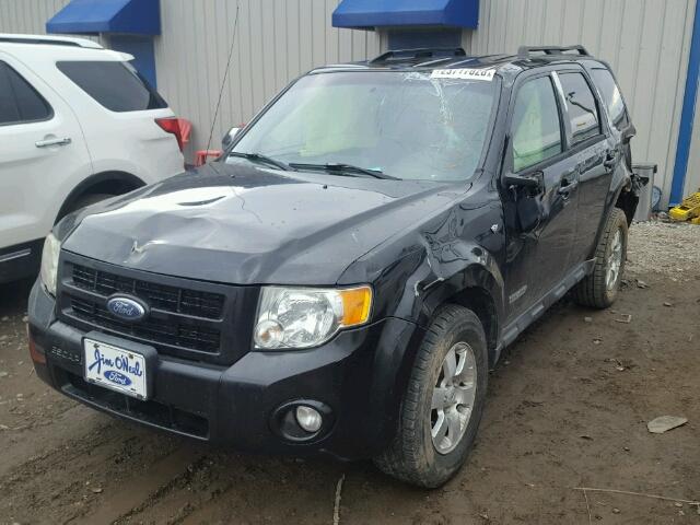 1FMCU94178KA12943 - 2008 FORD ESCAPE LIM BLACK photo 2