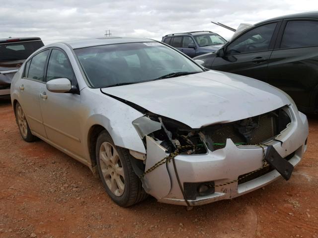 1N4BA41E08C837080 - 2008 NISSAN MAXIMA SE SILVER photo 1