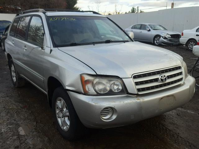 JTEHF21A220051910 - 2002 TOYOTA HIGHLANDER SILVER photo 1