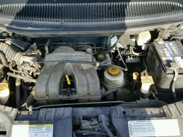 1C4GJ25B03B252129 - 2003 CHRYSLER VOYAGER BLUE photo 7