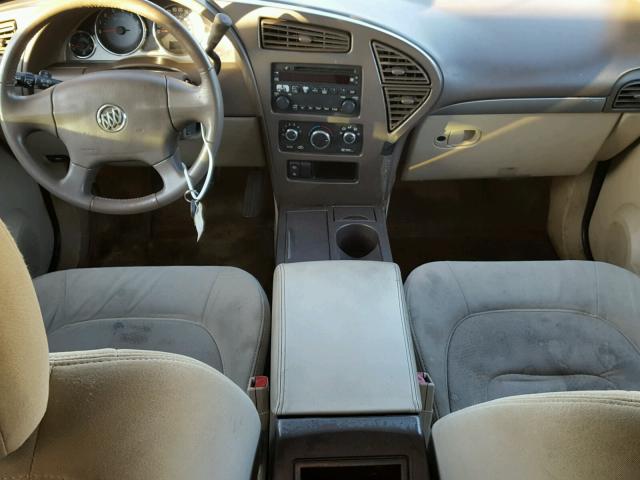 3G5DB03E45S568746 - 2005 BUICK RENDEZVOUS WHITE photo 9