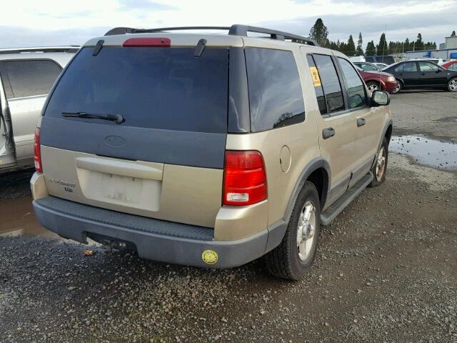 1FMZU73E23UB58781 - 2003 FORD EXPLOR XLT GOLD photo 4