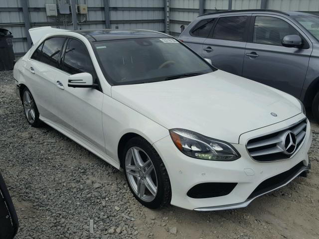 WDDHF5KB4EA986363 - 2014 MERCEDES-BENZ E 350 WHITE photo 1