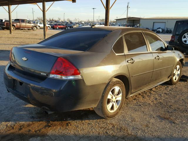 2G1WA5E36E1162680 - 2014 CHEVROLET IMPALA LIM GRAY photo 4