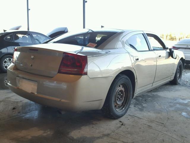 2B3KA43G98H197331 - 2008 DODGE CHARGER TAN photo 4