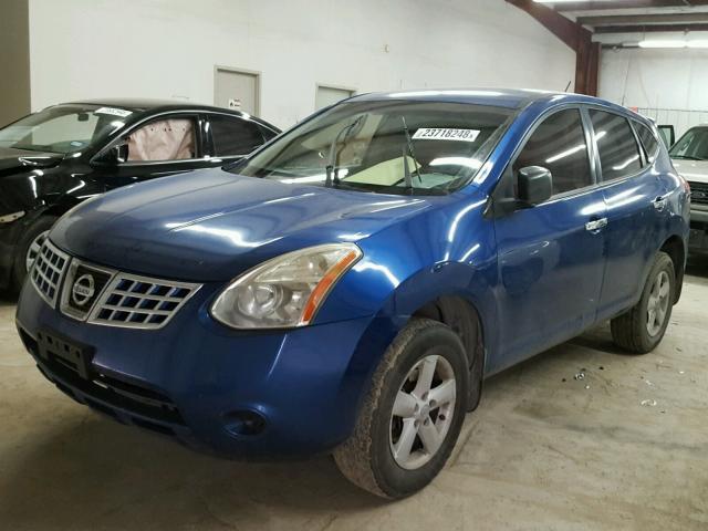 JN8AS5MT3AW010511 - 2010 NISSAN ROGUE S BLUE photo 2