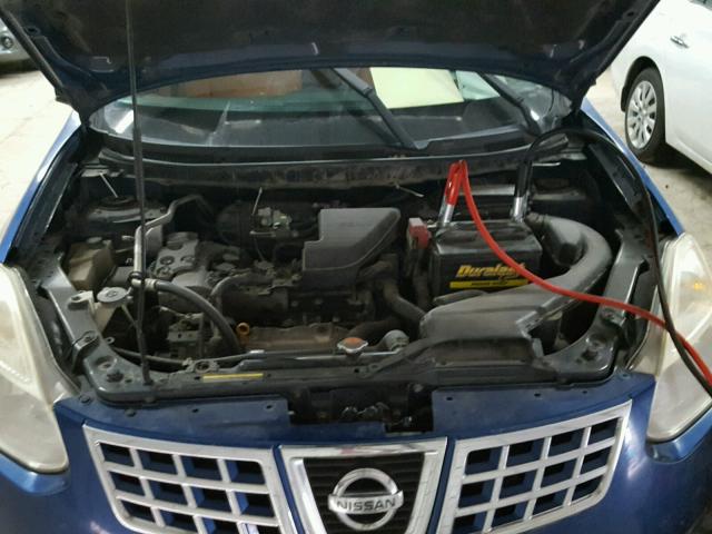 JN8AS5MT3AW010511 - 2010 NISSAN ROGUE S BLUE photo 7