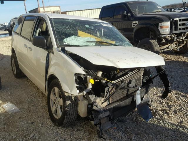 2C4RDGBG9DR762544 - 2013 DODGE GRAND CARA WHITE photo 1