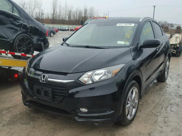 3CZRU6H72HM707765 - 2017 HONDA HR-V EXL BLACK photo 2