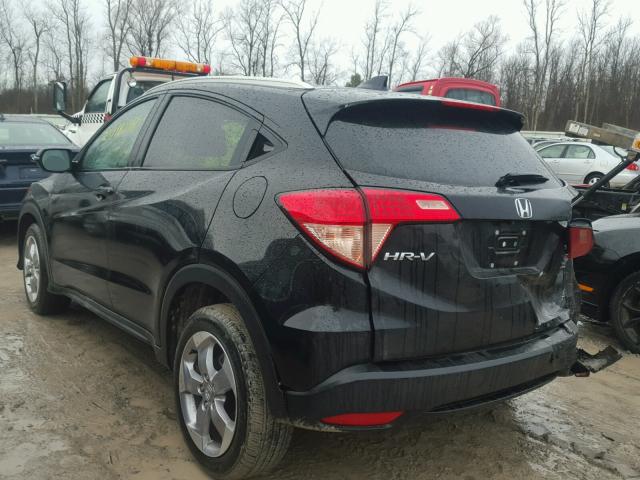 3CZRU6H72HM707765 - 2017 HONDA HR-V EXL BLACK photo 3