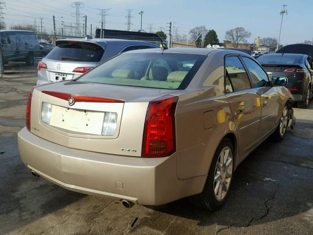 1G6DP577760136876 - 2006 CADILLAC CTS HI FEA GOLD photo 4