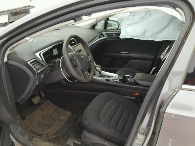 3FA6P0H76ER325658 - 2014 FORD FUSION SE GRAY photo 5