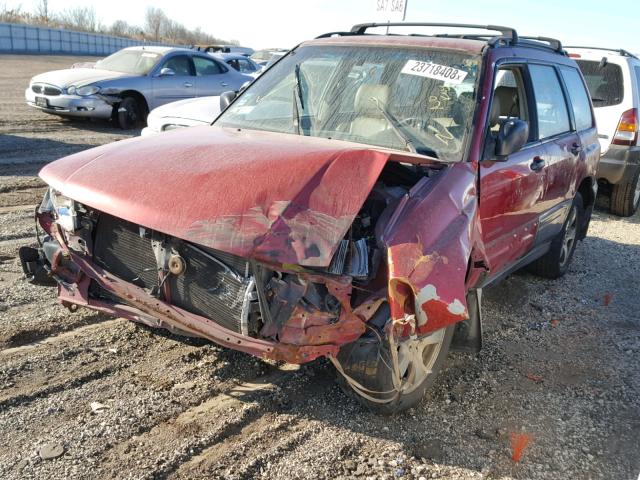 JF1SF6554WH708573 - 1998 SUBARU FORESTER S Qırmızı foto 2