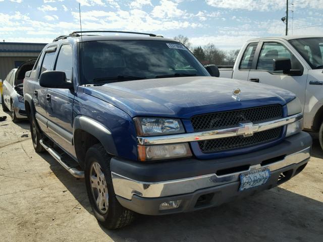 3GNEC13T53G318468 - 2003 CHEVROLET AVALANCHE BLUE photo 1