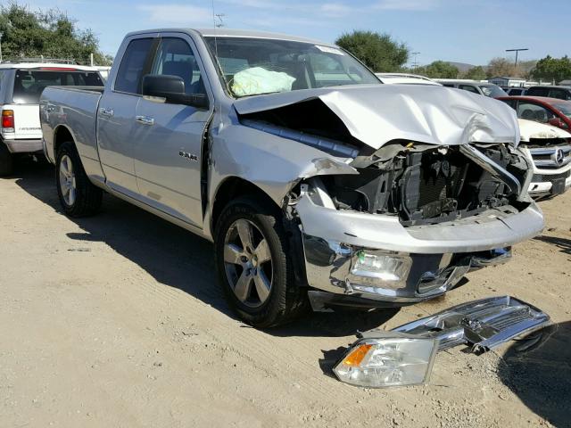 1D7RB1GT3AS238458 - 2010 DODGE RAM 1500 SILVER photo 1