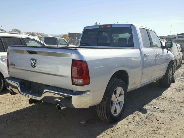 1D7RB1GT3AS238458 - 2010 DODGE RAM 1500 SILVER photo 4