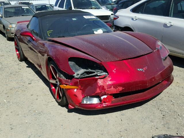 1G1YF3DW7A5101745 - 2010 CHEVROLET CORVETTE RED photo 1