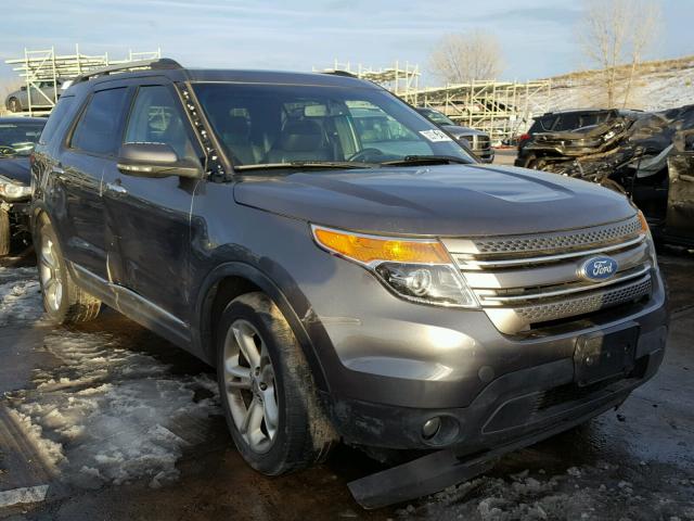 1FMHK8F89BGA66111 - 2011 FORD EXPLORER L GRAY photo 1