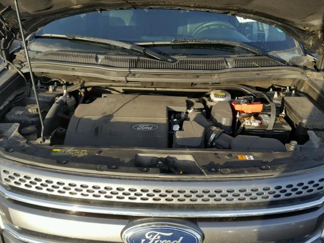 1FMHK8F89BGA66111 - 2011 FORD EXPLORER L GRAY photo 7