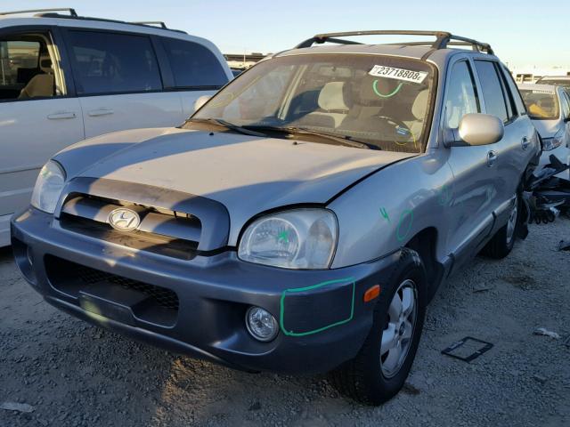 KM8SC13D35U921449 - 2005 HYUNDAI SANTA FE G SILVER photo 2