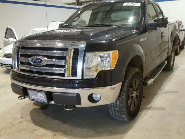 1FTPX14V99KC28165 - 2009 FORD F150 SUPER BLACK photo 2