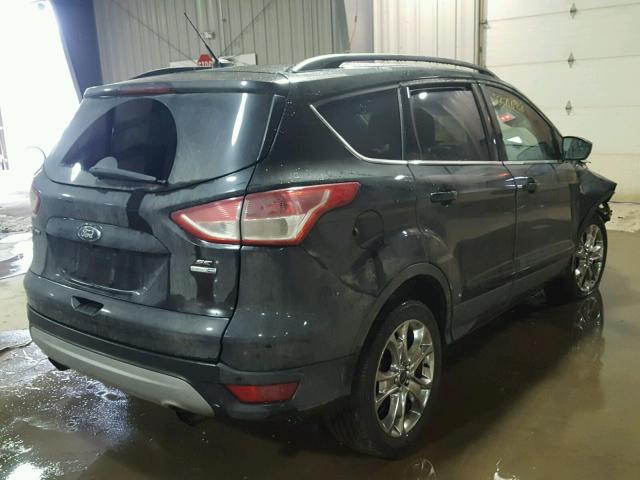 1FMCU9GX0EUE08759 - 2014 FORD ESCAPE SE BLACK photo 4