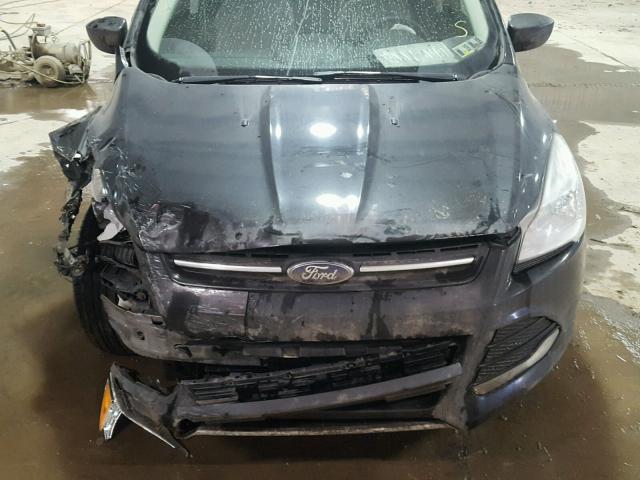 1FMCU9GX0EUE08759 - 2014 FORD ESCAPE SE BLACK photo 7