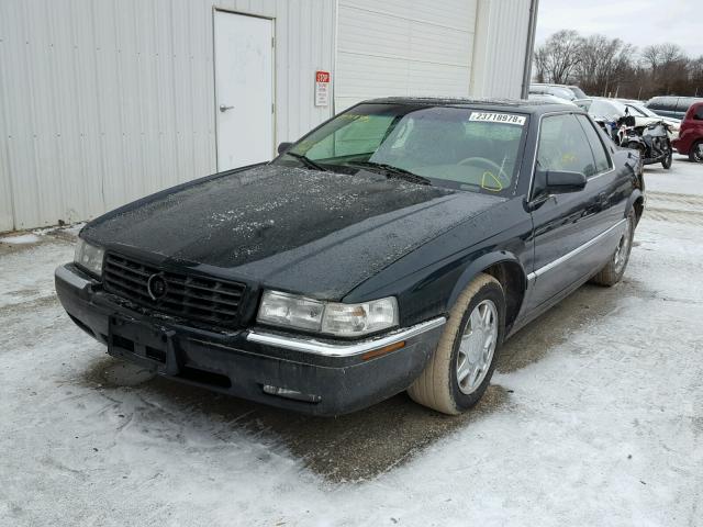 1G6ET1292SU624606 - 1995 CADILLAC ELDORADO T GREEN photo 2