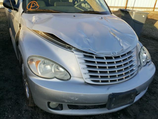 3A8FY78G46T372815 - 2006 CHRYSLER PT CRUISER SILVER photo 9