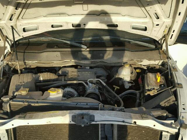 3D7KR28D18G223727 - 2008 DODGE RAM 2500 S WHITE photo 7
